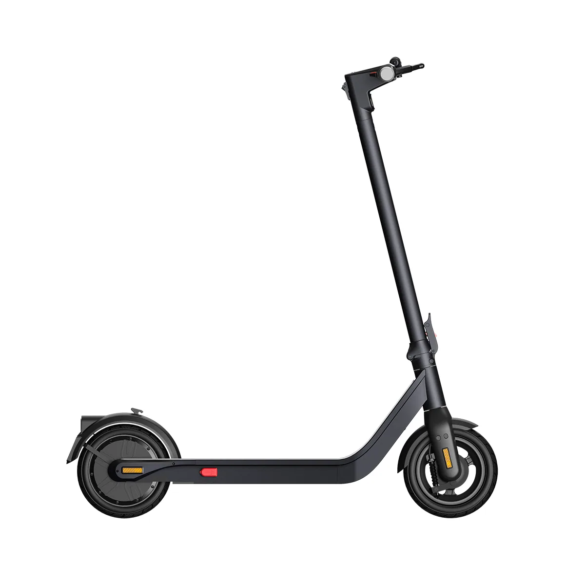 Trottinette électrique Inmotion Air vue de profil, colonne fine et plateau bas