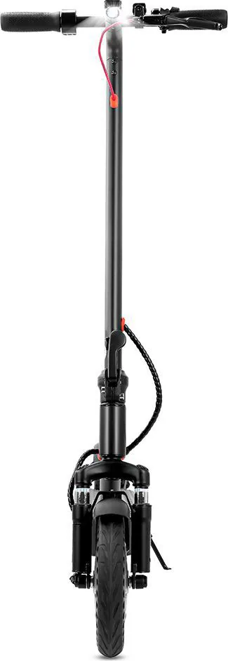 Trottinette électrique iScooter i9 Max vue de face, guidon déplié