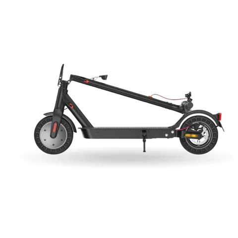 Trottinette électrique isinwheel E9T Max pliée, vue de profil