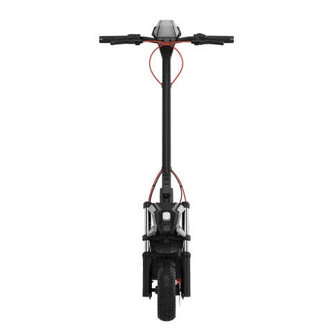 Trottinette électrique Navee NT5 Max vue de face, phare avant et guidon large