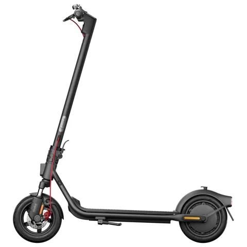 Trottinette électrique Segway Ninebot F2 Pro E II noire, vue de profil, dépliée