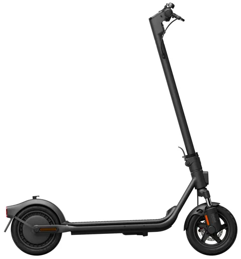 Trottinette électrique Segway Ninebot F2 E II noire, vue de profil, dépliée
