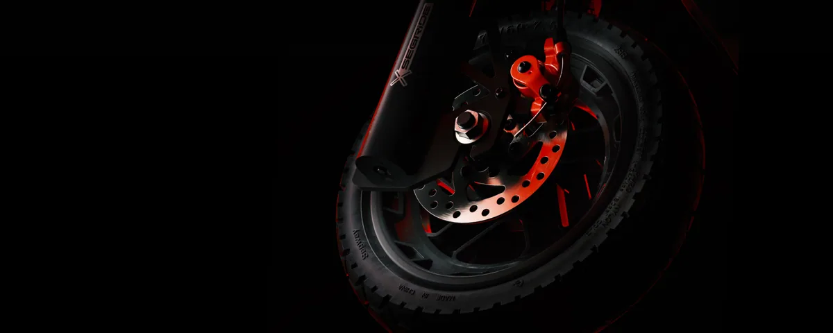 Roue avant avec frein à disque de la Segway ZT3 Pro E