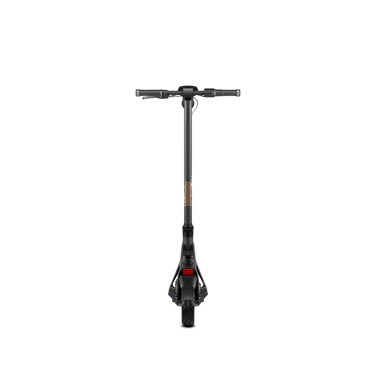 Trottinette électrique Niu KQi Air X vue de dos, feu arrière visible