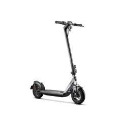 Trottinette électrique Niu KQi Air argent vue de trois-quarts avant gauche