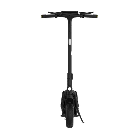 Trottinette électrique Wispeed SUVPILOT 150 R noire vue de face, guidon large et phare avant