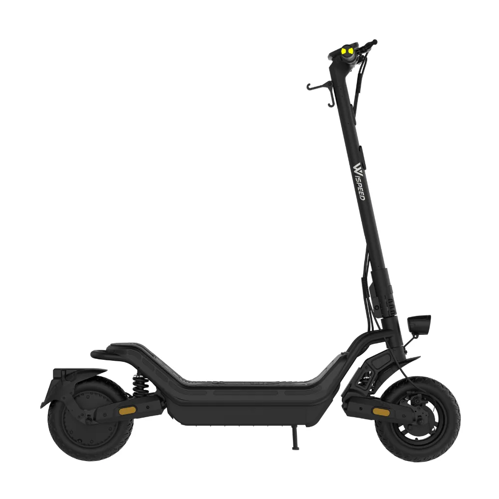 Trottinette électrique Wispeed SUVPILOT 150 R noire vue de profil côté droit