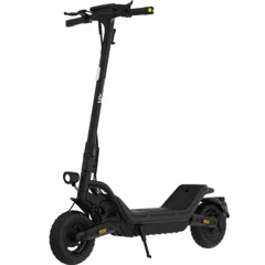 Trottinette électrique Wispeed SUVPILOT 150 R noire vue de trois quarts avant