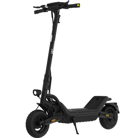 Trottinette électrique Wispeed SUVPILOT 150 R noire vue de trois quarts avant