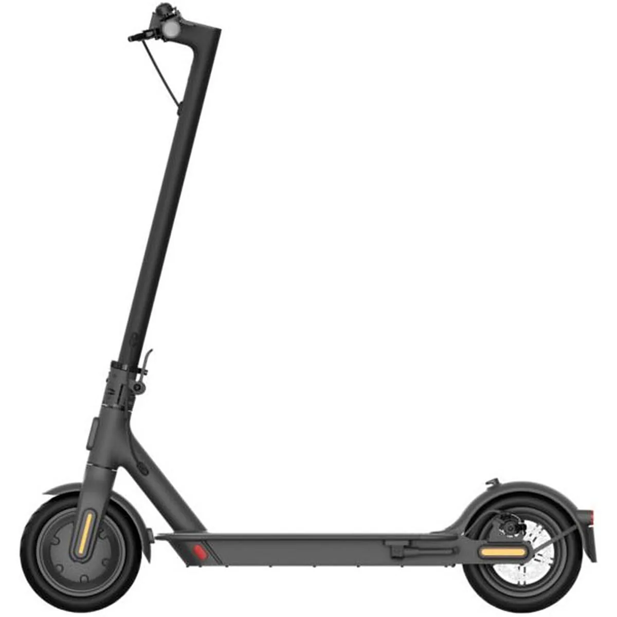 Trottinette électrique Xiaomi Mi Electric Scooter Essential noire, vue de profil, dépliée