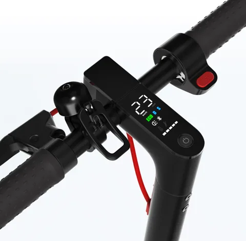 Guidon de la Mi Electric Scooter Pro avec écran allumé et sonnette
