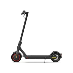 Trottinette électrique Xiaomi Mi Electric Scooter Pro 2 noire, vue de profil, dépliée