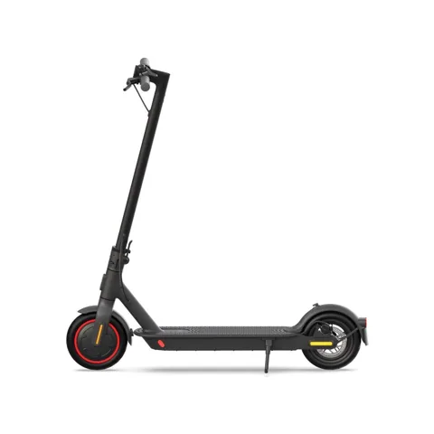 Trottinette électrique Xiaomi Mi Electric Scooter Pro 2 noire, vue de profil, dépliée