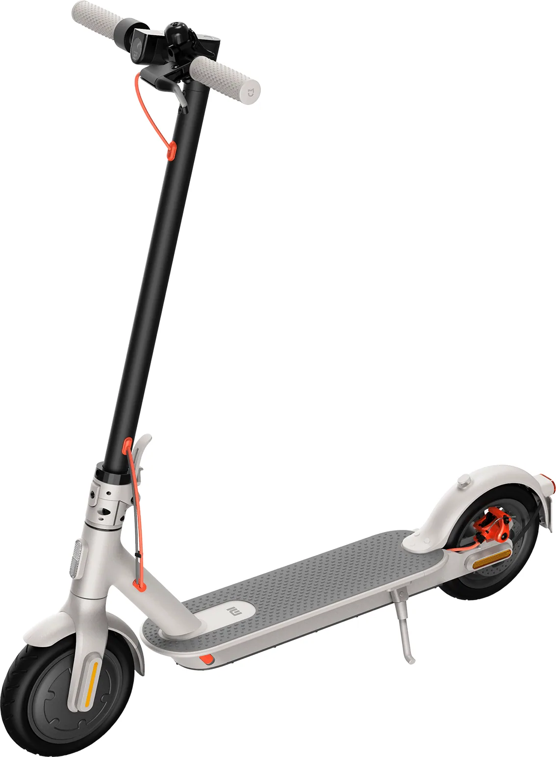 Mi Electric Scooter 3 grise vue de trois-quarts avant
