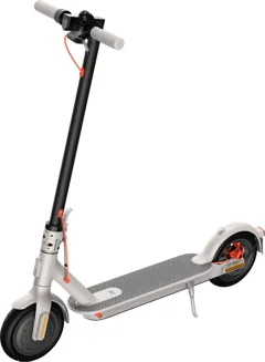 Mi Electric Scooter 3 grise vue de trois-quarts avant