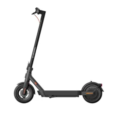 Trottinette électrique Xiaomi Electric Scooter 4 Pro (2e génération) noire, vue de profil, dépliée