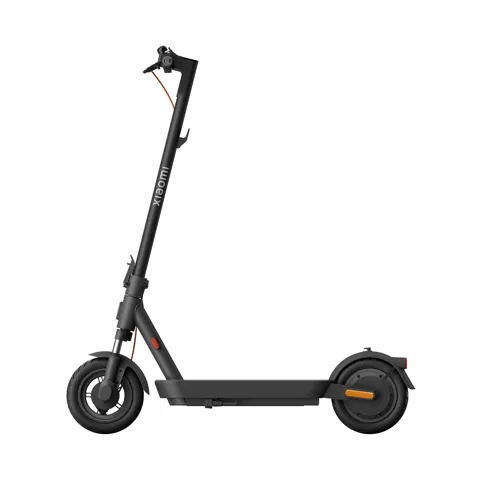 Trottinette électrique Xiaomi Electric Scooter 5 noire, vue de profil côté gauche, dépliée