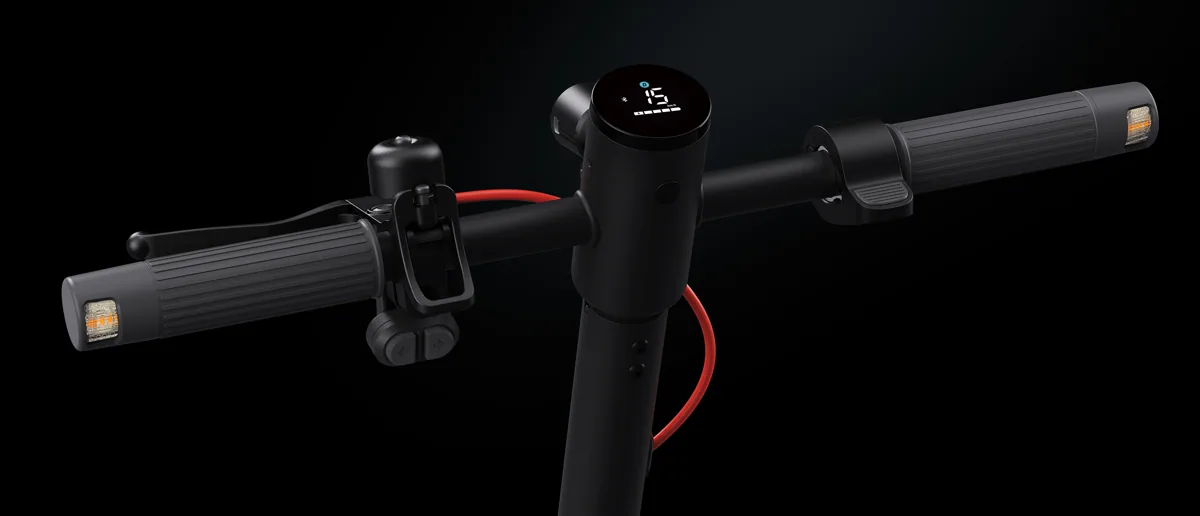 Guidon de la Xiaomi Electric Scooter Elite avec l'écran rond et les poignées